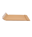 Plic B4 (250x353 mm) kraft, siliconic cu burduf 5 cm 120 gr/mp, clapa dreapta