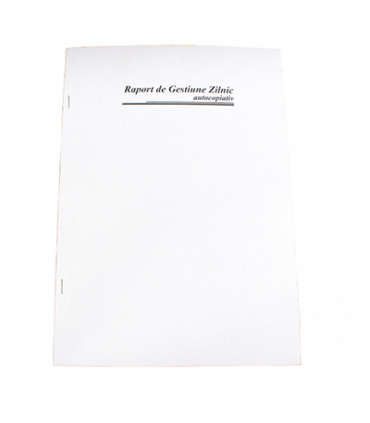 Raport gestiune zilnic A4 autocopiativ, coperta duplex