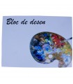 Bloc desen A4 80gr, 15 file