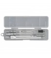Set compas metalic 5 piese Deli 8604