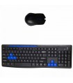 Kit wireless tastatura multimedia & mouse optic