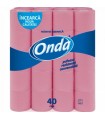 Rola hartie igienica roz , 2 straturi, 40buc/set, Onda