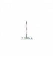 Mop plat cu laveta microfibra 52cm si coada metalica telescopica