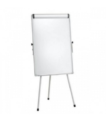Flipchart magnetic, rama aluminiu, prindere cu clema rabatabila, trepied 60x90cm, EVOffice
