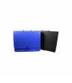 Servieta plastic opac A4, burduf 40 mm,1 compartiment EVOffice