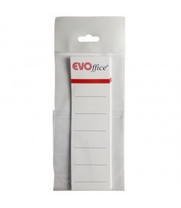Etichete albe pentru biblioraft 80mm, 10buc/set EVOffice