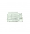 Suport plastic birou, 9 compartimente si dispenser, pentru banda adeziva Ark