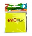 Notes Autoadeziv 76x76 mm, Culori Neon Variate - 100 File, Marca EVOffice