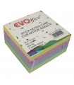 Notes Autoadeziv Cub Color 76x76 mm, 400 File, 4 Culori Pastel, Marca EVOffice