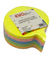 Notes Autoadeziv Cub Color, 250 File, 5 Culori Neon - Diverse Modele, Marca EVOffice