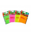 Notes Statice Magnetice 75x75 mm - 100 File, Culori Neon Variate, Marca EVOffice