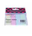 Stick Index Hârtie 20x50 mm, 4 Culori Pastel - Marca EVOffice