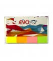 Stick Index Hârtie 20x50 mm, 4 Culori Neon - Marca EVOffice