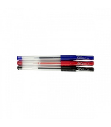 Pix cu gel si grip 0,5mm EVOffice 832 - negru