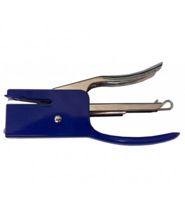 Capsator metalic tip cleste, 20 coli -albastru