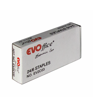 Capse 24/6 , 750 buc/cutie EVOffice Economic Line