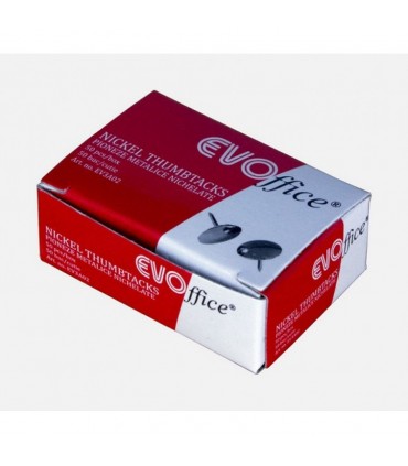 Pioneze metalice nichelate 50buc/cutie, EVOffice