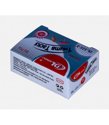 Pioneze metalice color 50buc/cutie