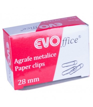 Agrafe 28 mm, 100 buc/cutie, EVOffice