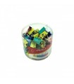 Clip hartie 15mm, culori asortate, 60buc/cutie plastic