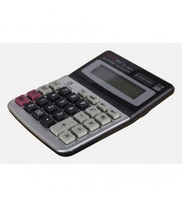 Calculator 12 dgt, front metalic, EVOffice EV-1800S