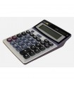 Calculator 12 digits, front metalic, Deli 1654