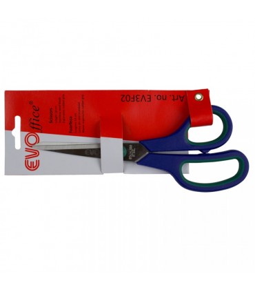 Foarfeca 19 cm, lama din otel, rubber grip, EVOffice