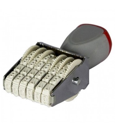 Inseriator manual din plastic, carcasa metalica, 6 digits