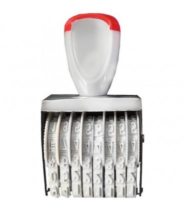 Inseriator manual din plastic, carcasa metalica 8 digits