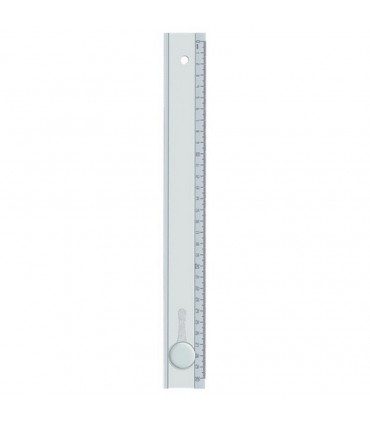 Rigla cu lupa plastic transparent 30 cm Ark