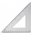 Echer plastic transparent 20 cm *45°