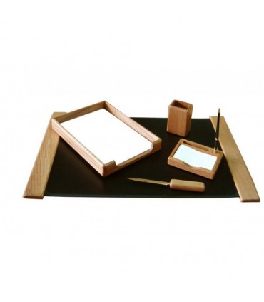 Set de birou din lemn, EVOffice 5 piese