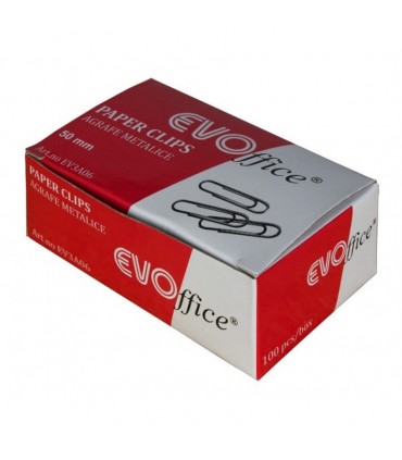 Agrafe 50 mm, 100 buc/cutie, EVOffice