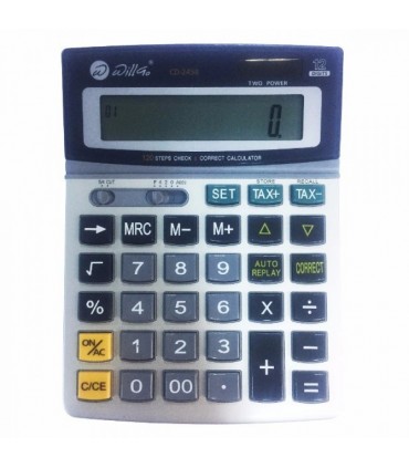 Calculator 12 digits, front metalic si ecran rabatabil, Willgo 2458