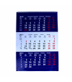 Calendar triptic de perete dimensiuni 29.5x42 cm
