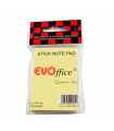 Notes Autoadeziv 50x75 mm, Culori Pastel Variate - 100 File, EVOffice Superior Line