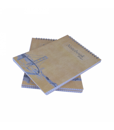 Blocnotes A5 cu spira metalica, EVOffice - 50 file