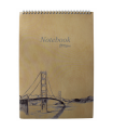 Blocnotes A4 cu microperforatii si spira metalica, EVOffice - 80 file